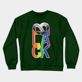 Black LGTBQ Pride Crewneck Sweatshirt